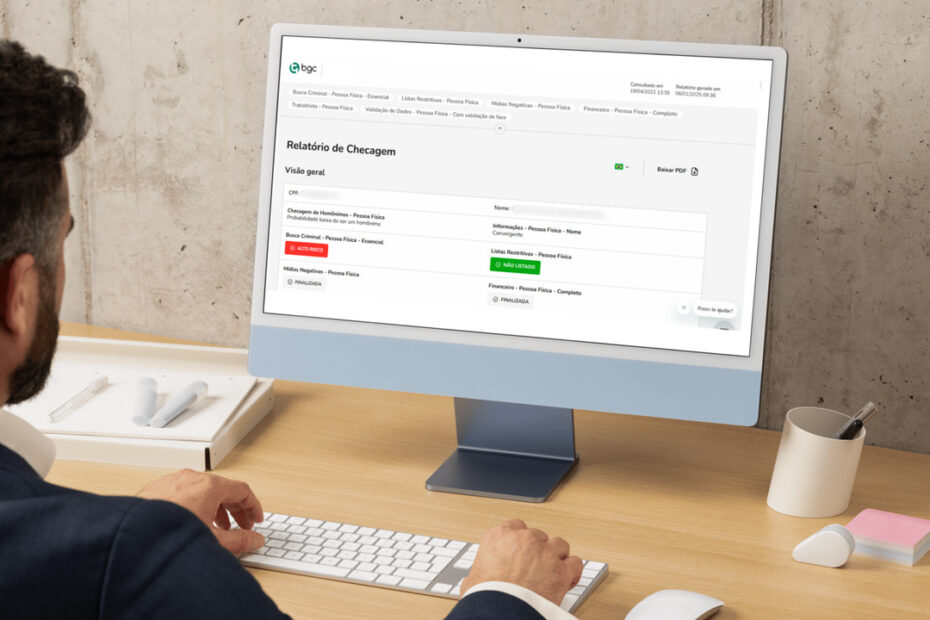 Plataforma de background check